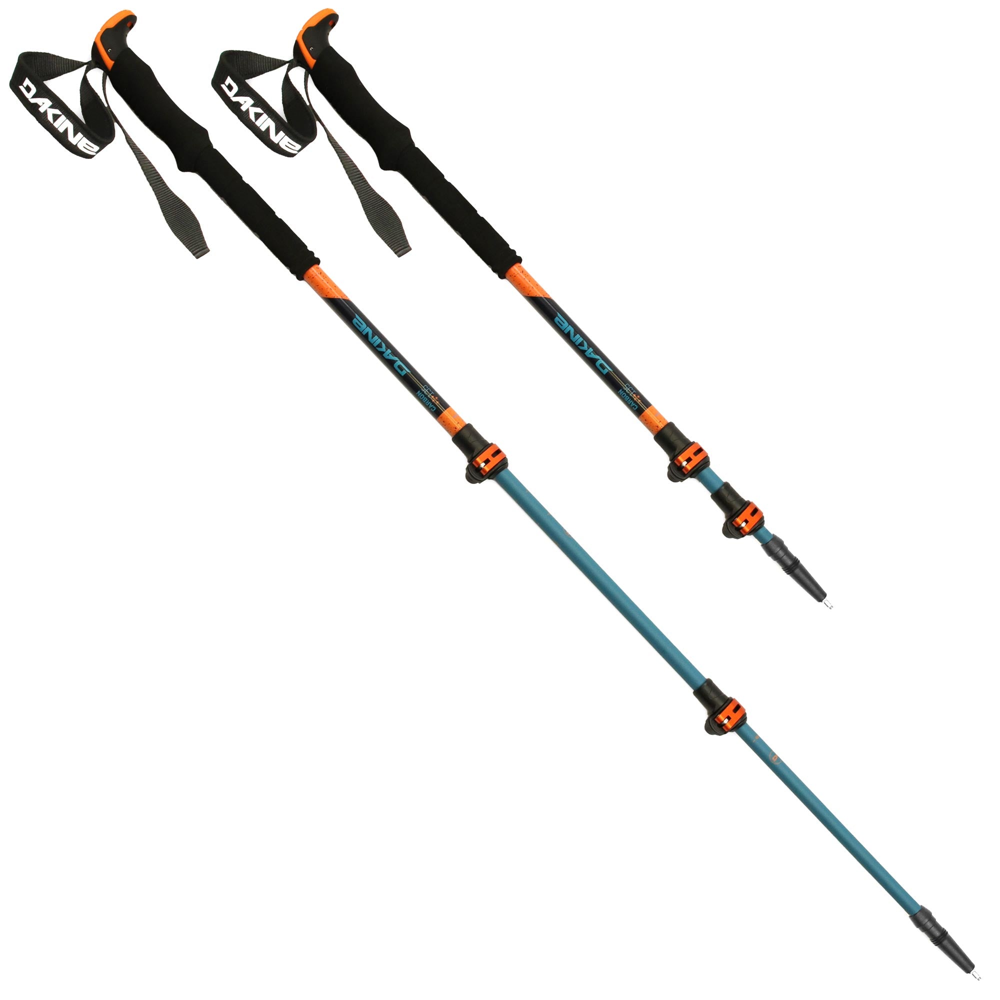 (取寄) ダカイン カーボン エクスプロア シリーズ トレッキング ポールズ - ペア DaKine Carbon Explore Series Trekking Poles - Pair  Castle Rock/Sunfire CARBONEXPLORESERIESTREKKINGPOL
