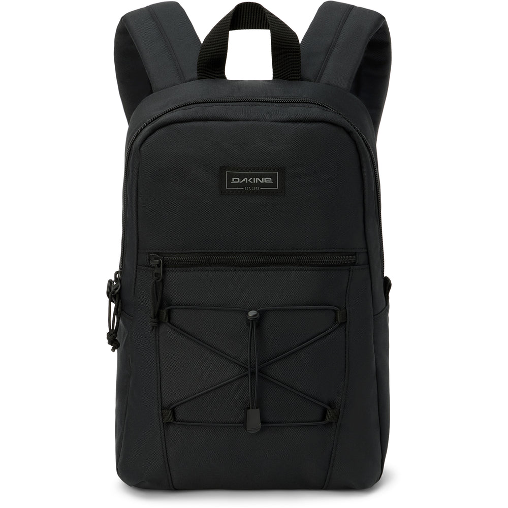 dakine mini backpack bungee cord Dakine Detention Mini Backpack 8L Black/Black OS