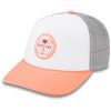 Circle Palm Trucker Hat - Women's - Crabapple - Women's Adjustable Trucker Hat | Dakine