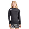 HD Snug Fit Long Sleeve Rashguard Crew - Women's - Black - Women's Long Sleeve Rashguard | Dakine