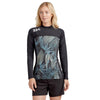 HD Snug Fit Long Sleeve Rashguard Crew - Women's - Nahele Print - Women's Long Sleeve Rashguard | Dakine