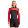 HD Snug Fit Long Sleeve Rashguard Crew - Women's - Rippin Red - Women's Long Sleeve Rashguard | Dakine