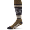 Freeride Sock - Men's - Dark Olive - Men's Snowboard & Ski Socks | Dakine