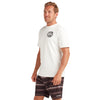 Mission Loose Fit Short Sleeve Rashguard Crew - Surf White - Men's Short Sleeve Rashguard | Dakine