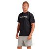 Roots Loose Fit Short Sleeve Rashguard Crew - Black - Men's Short Sleeve Rashguard | Dakine