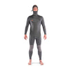 Combinaison Cyclone Chest Zip Hooded 4/3mm - Homme - Graphite / Orange - Men's Wetsuit | Dakine