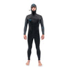 Quantum Chest Zip Hooded 5/4/3mm - Men's - Black / Grey - Men's Wetsuit | Dakine