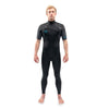 Quantum Chest Zip Short Sleeved Full Wetsuit 2/2mm - Men's - Black / Grey - Men's Wetsuit | Dakine