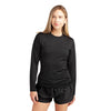 HD Snug Fit Long Sleeve Rashguard Crew - Women's - Black - 22 - Women's Long Sleeve Rashguard | Dakine