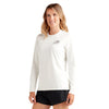 Mission Loose Fit Long Sleeve Rashguard Crew - Women's - Surf White - Women's Long Sleeve Rashguard | Dakine